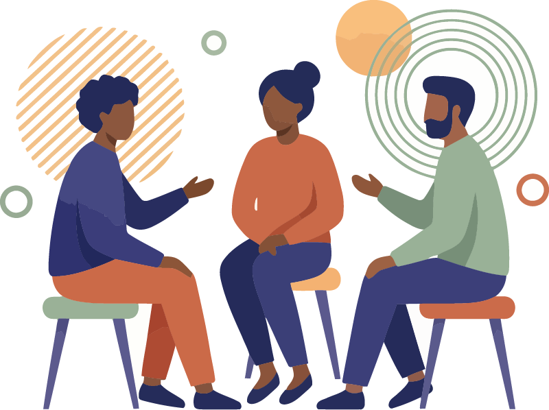 Illustration representing common concerns about bowel cancer screening